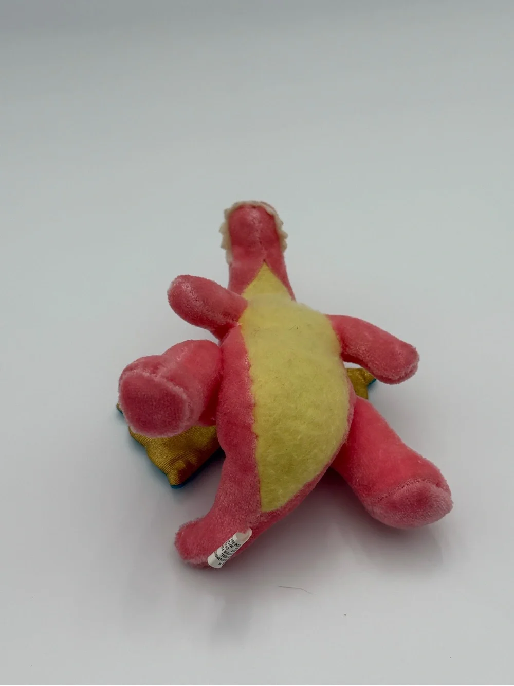 Vintage 1986 Tara Toys Kuddlee Baby Saurus Dinosaur Plush